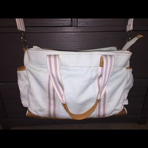 Pottery Barn Kids Classic Diaper Bag Aqua